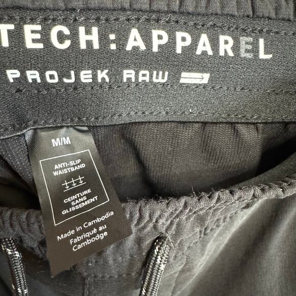Projek Raw Tech Apparel Antoine Black Men’s Tech Knit Pull-On Jogger Sz M - Picture 12 of 12